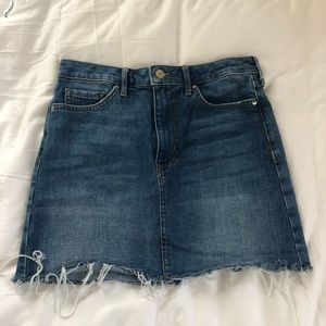 F21 denim skirt